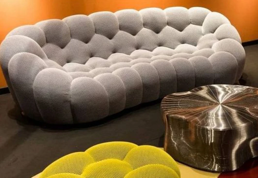 purple bubble couch